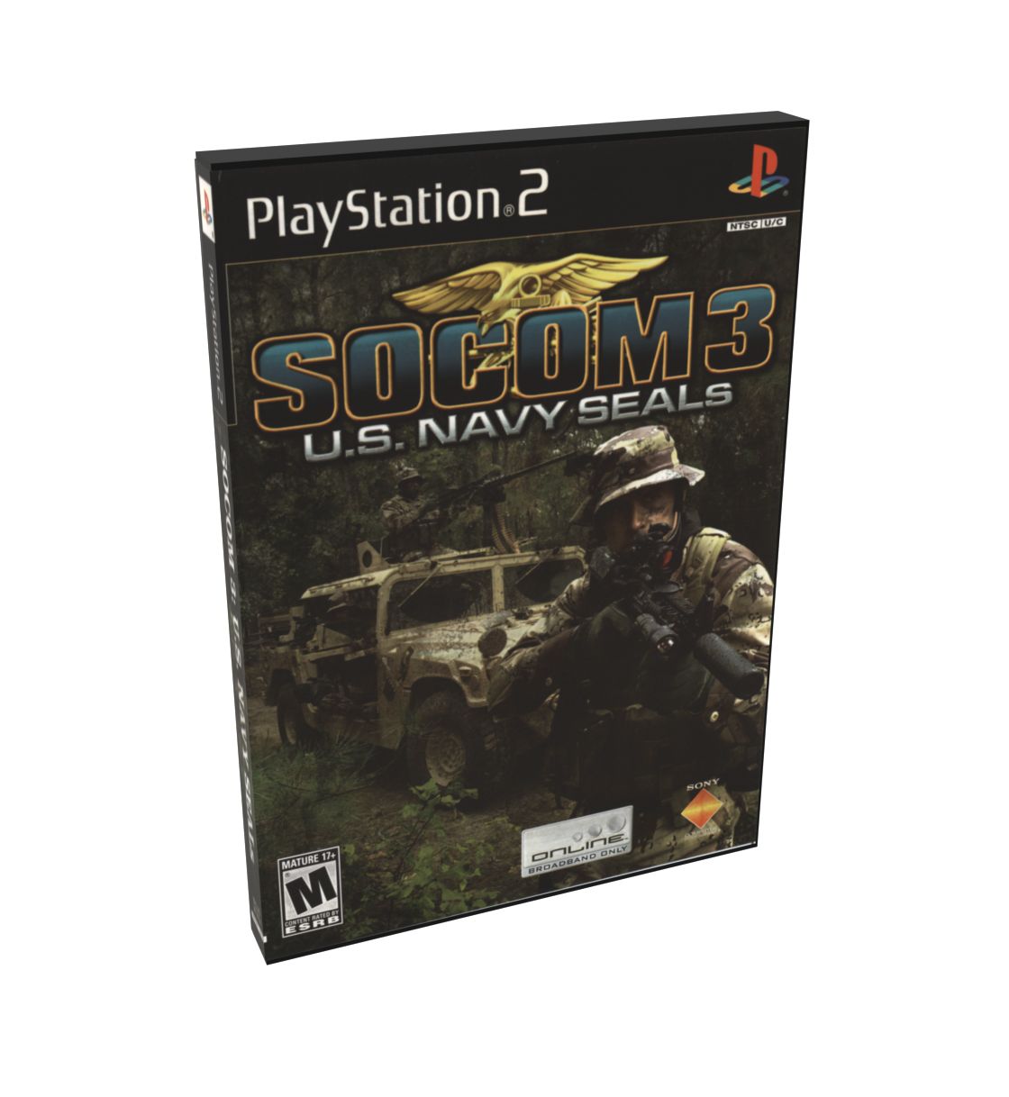 SOCOM U.S. Navy SEALs 3 | NTSC | Playstation 2 | PS2 | En | Reproduction Case and Booklet - NO GAME