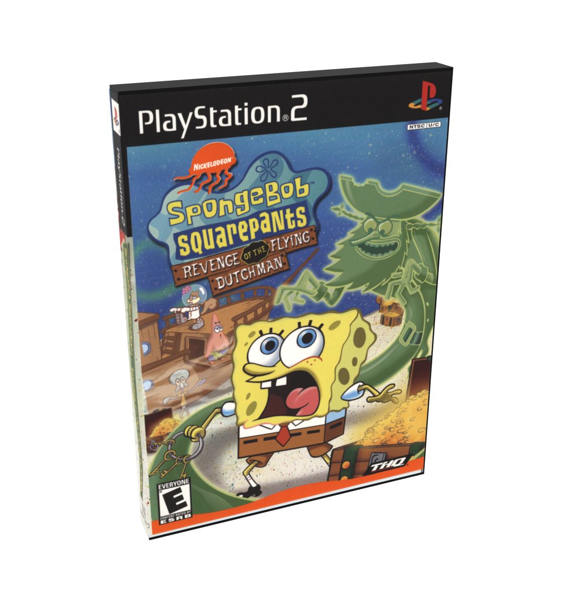 Spongebob Squarepants Revenge of the Flying Dutchman | NTSC | Playstation 2 | PS2 | En | Reproduction Case and Booklet - NO GAME