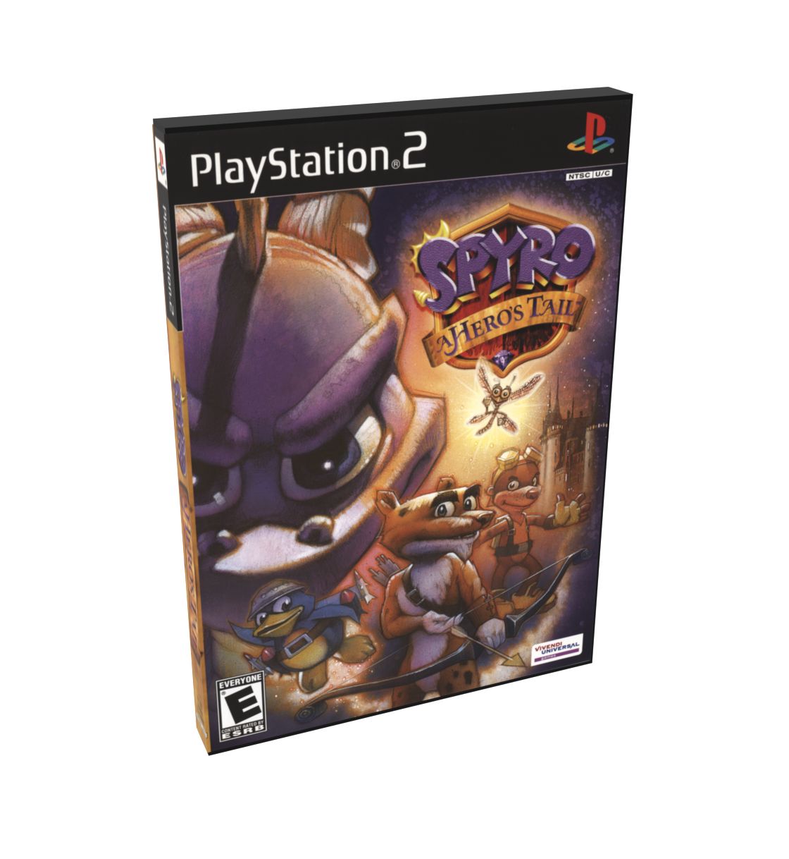 Spyro A Hero&#39;s Tail | NTSC | Playstation 2 | PS2 | En | Reproduction Case and Booklet - NO GAME