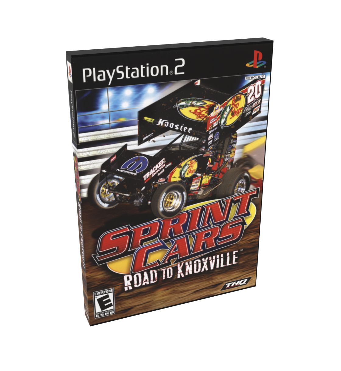 Sprint Cars Road to Knoxville | NTSC | Playstation 2 | PS2 | En | Reproduction Case and Booklet - NO GAME