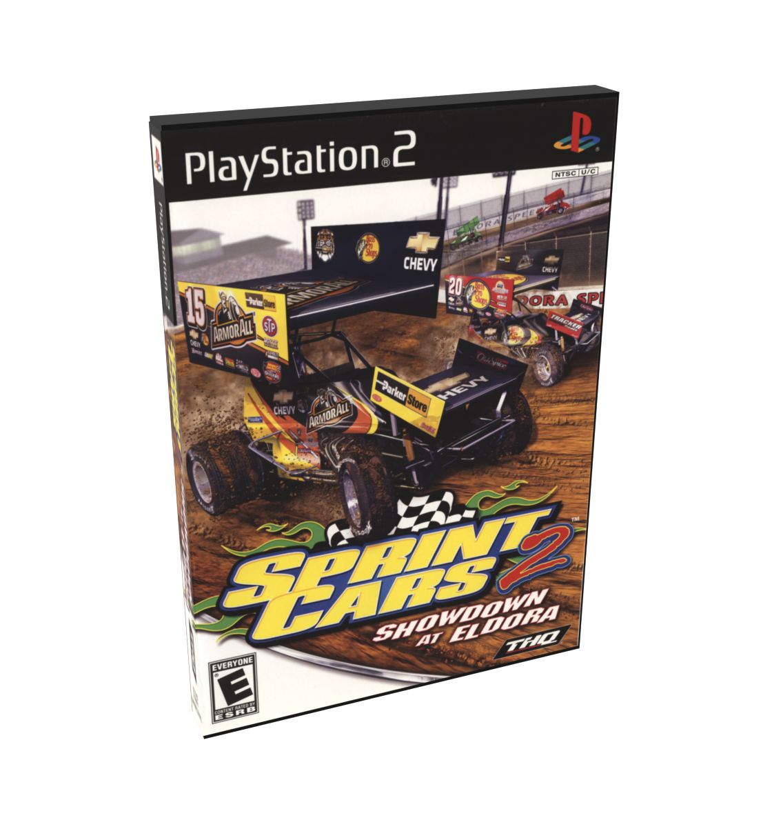 Sprint Cars 2 Showdown at Eldora | NTSC | Playstation 2 | PS2 | En | Reproduction Case and Booklet - NO GAME