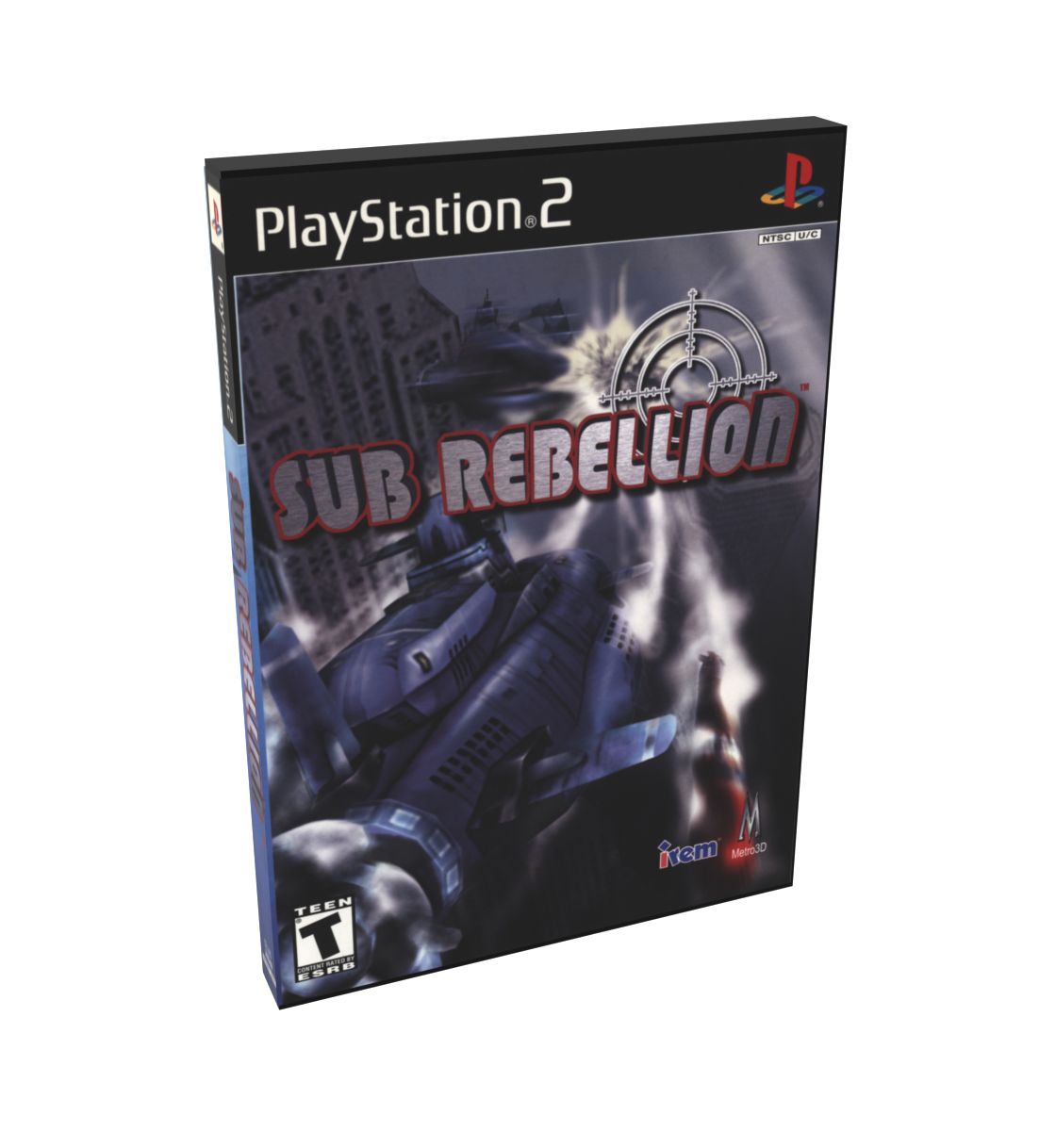 Sub Rebellion | NTSC | Playstation 2 | PS2 | En | Reproduction Case and Booklet - NO GAME