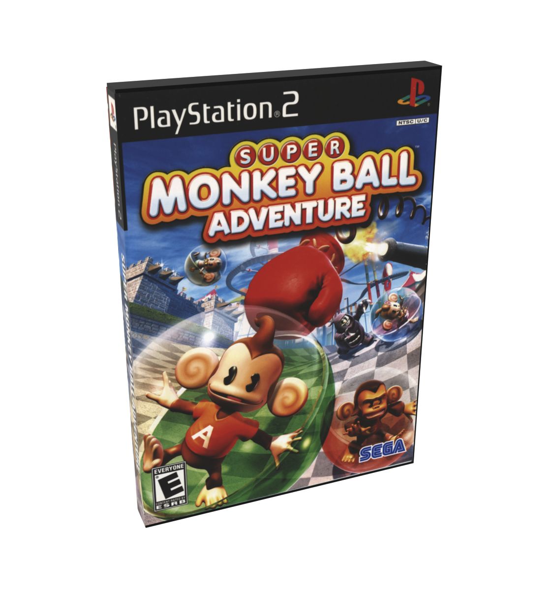 Super Monkey Ball Adventure | NTSC | Playstation 2 | PS2 | En | Reproduction Case and Booklet - NO GAME