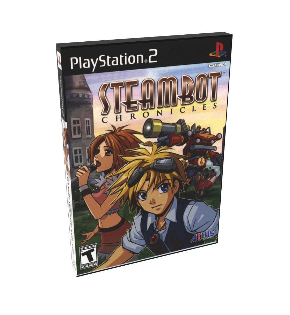 Steambot Chronicles | NTSC | Playstation 2 | PS2 | En | Reproduction Case and Booklet - NO GAME