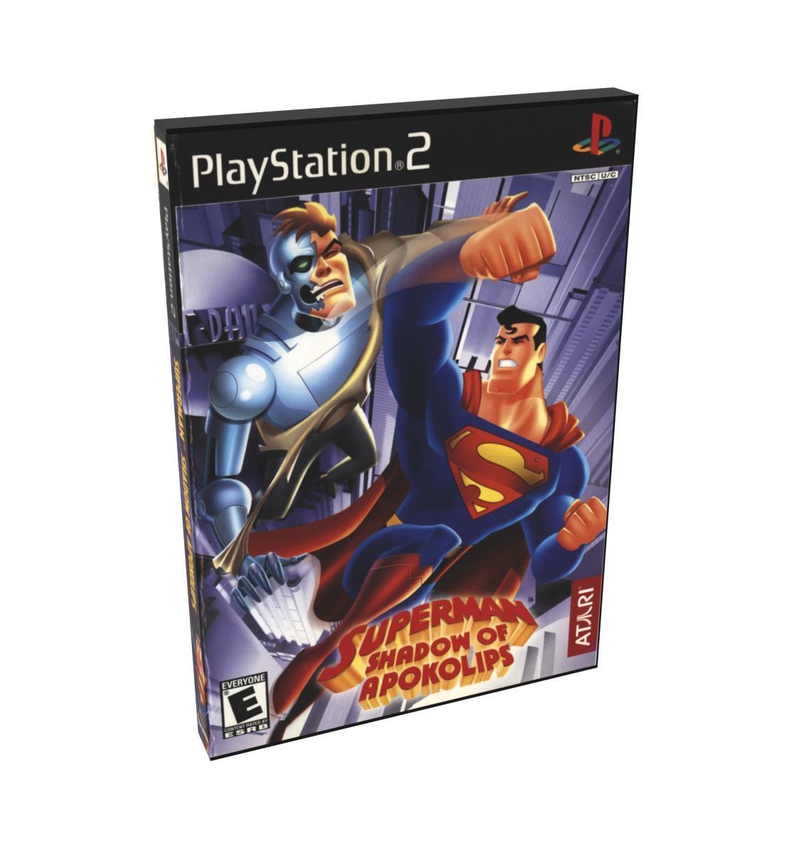 Superman Shadow of Apokolips | NTSC | Playstation 2 | PS2 | En | Reproduction Case and Booklet - NO GAME