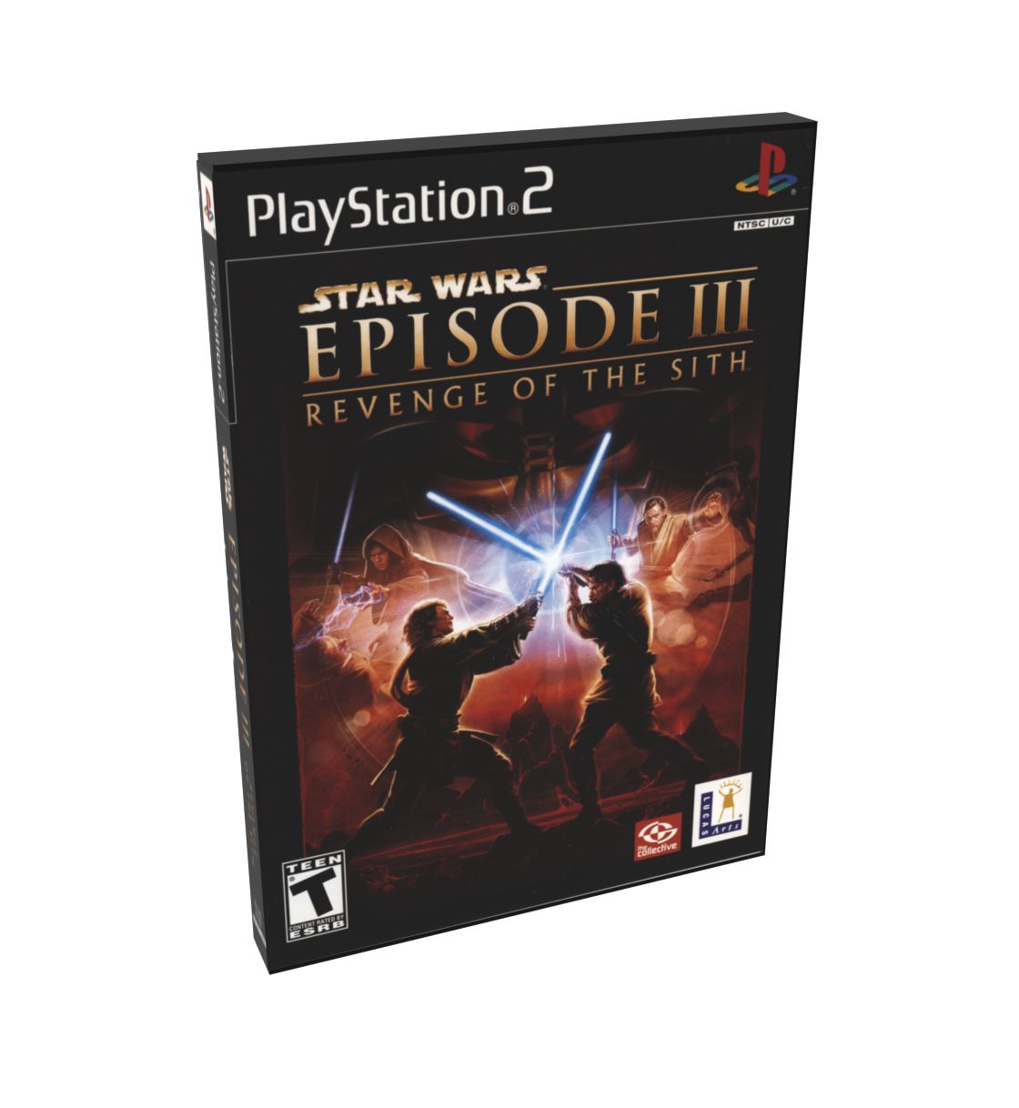 Star Wars Episode III Revenge of the Sith | NTSC | Playstation 2 | PS2 | En | Reproduction Case and Booklet - NO GAME