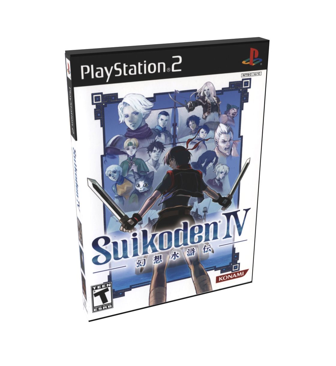 Suikoden IV | NTSC | Playstation 2 | PS2 | En | Reproduction Case and Booklet - NO GAME