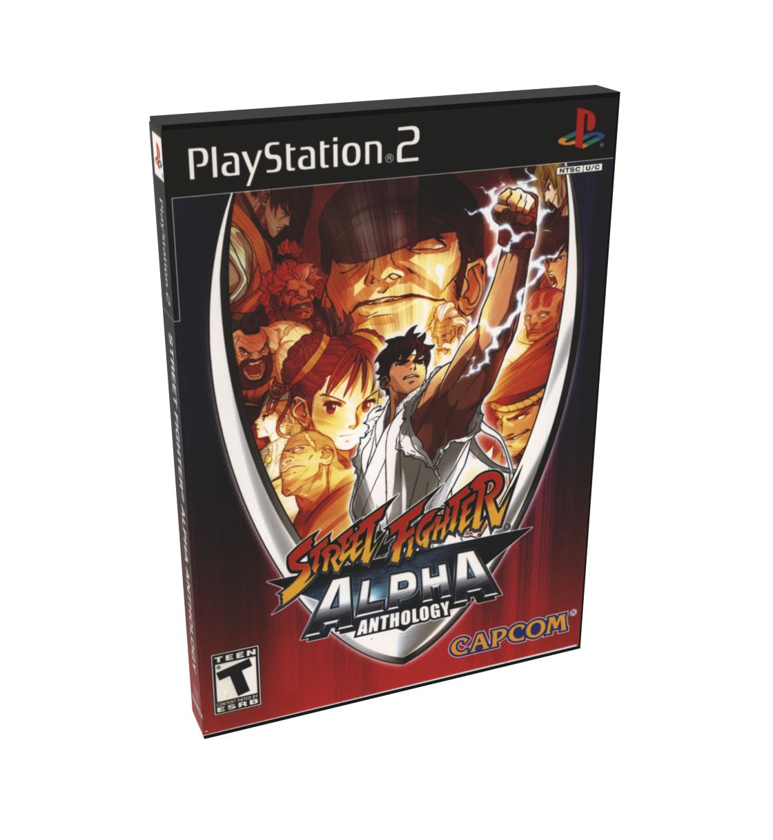 Street Fighter Alpha Anthology | NTSC | Playstation 2 | PS2 | En | Reproduction Case and Booklet - NO GAME