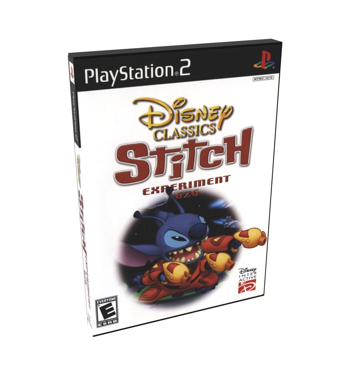 Stitch (Disney&#39;s) Experiment 626 (Disney Classics) | NTSC | Playstation 2 | PS2 | En | Reproduction Case and Booklet - NO GAME