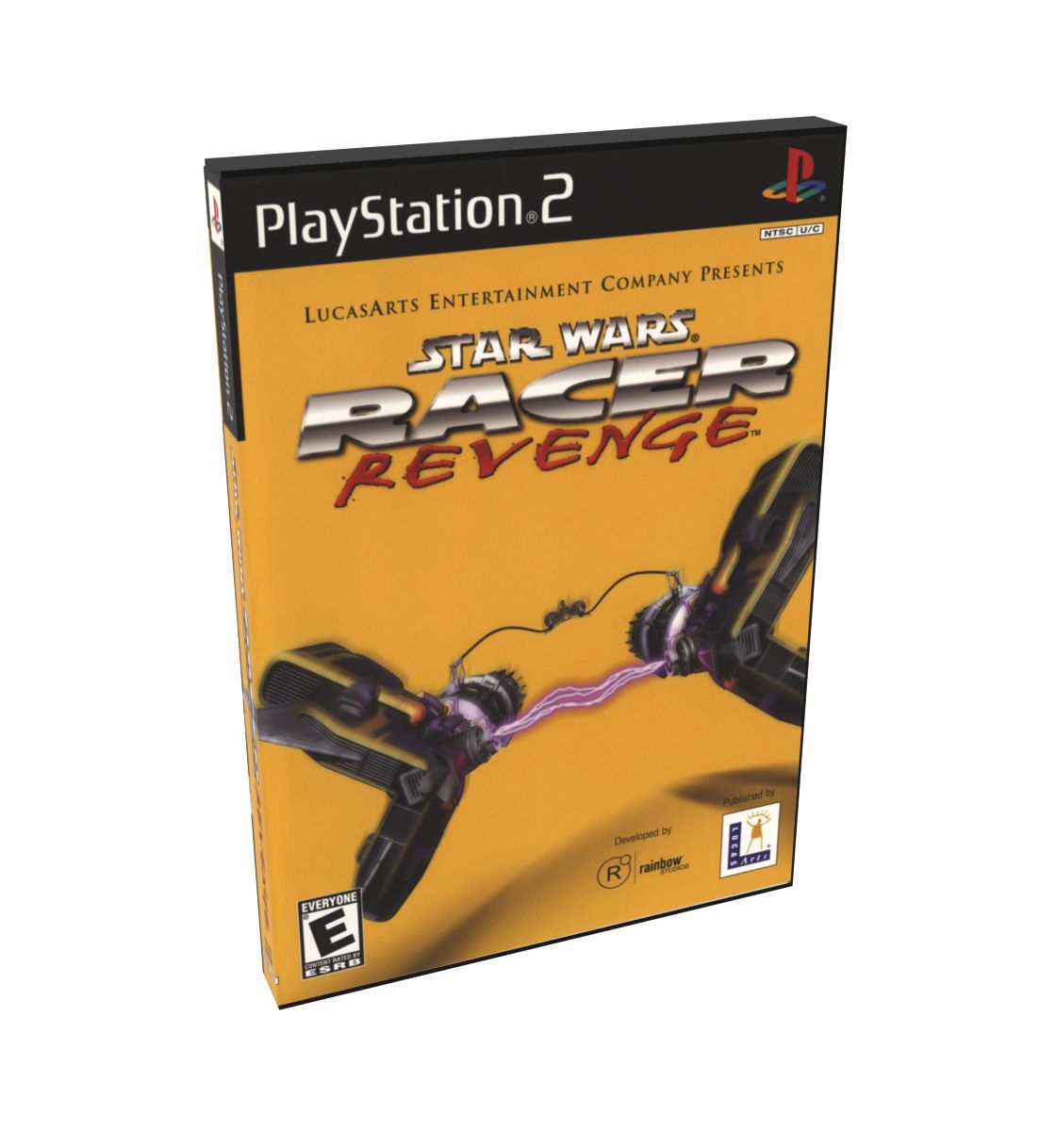 Star Wars Racer Revenge | NTSC | Playstation 2 | PS2 | En | Reproduction Case and Booklet - NO GAME