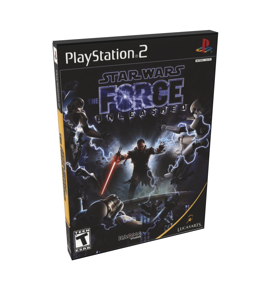Star Wars The Force Unleashed | NTSC | Playstation 2 | PS2 | En | Reproduction Case and Booklet - NO GAME