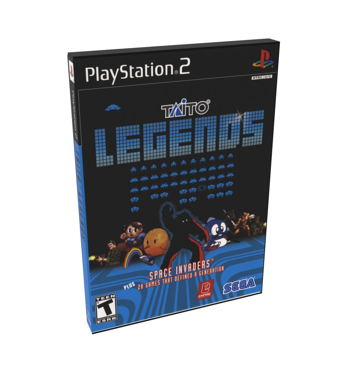 Taito Legends | NTSC | Playstation 2 | PS2 | En | Reproduction Case and Booklet - NO GAME