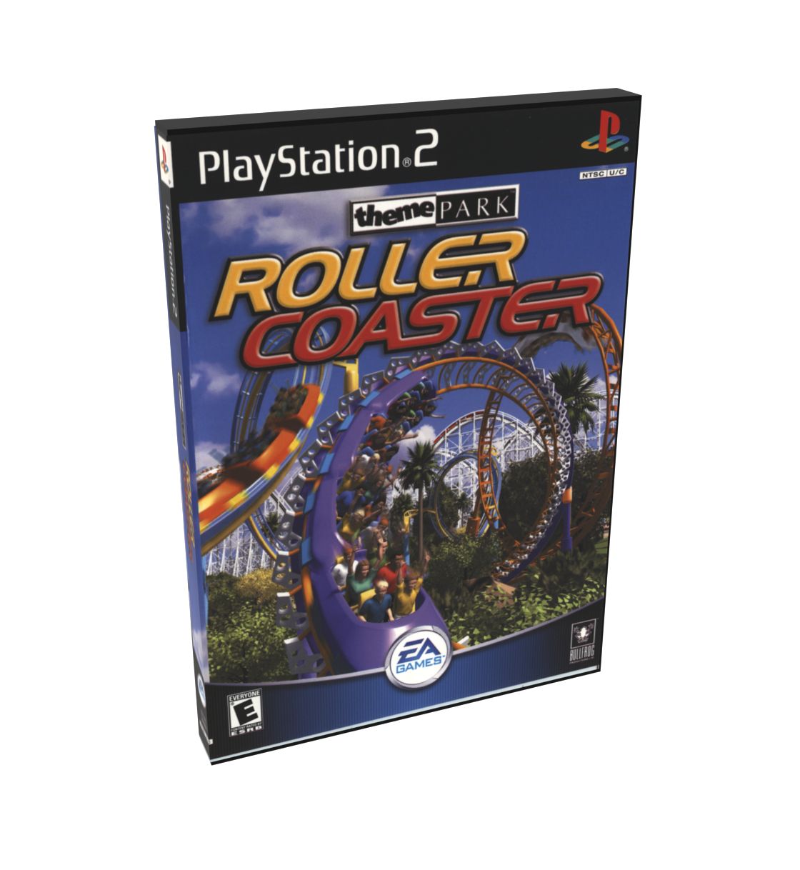 Theme Park Rollercoaster | NTSC | Playstation 2 | PS2 | En | Reproduction Case and Booklet - NO GAME