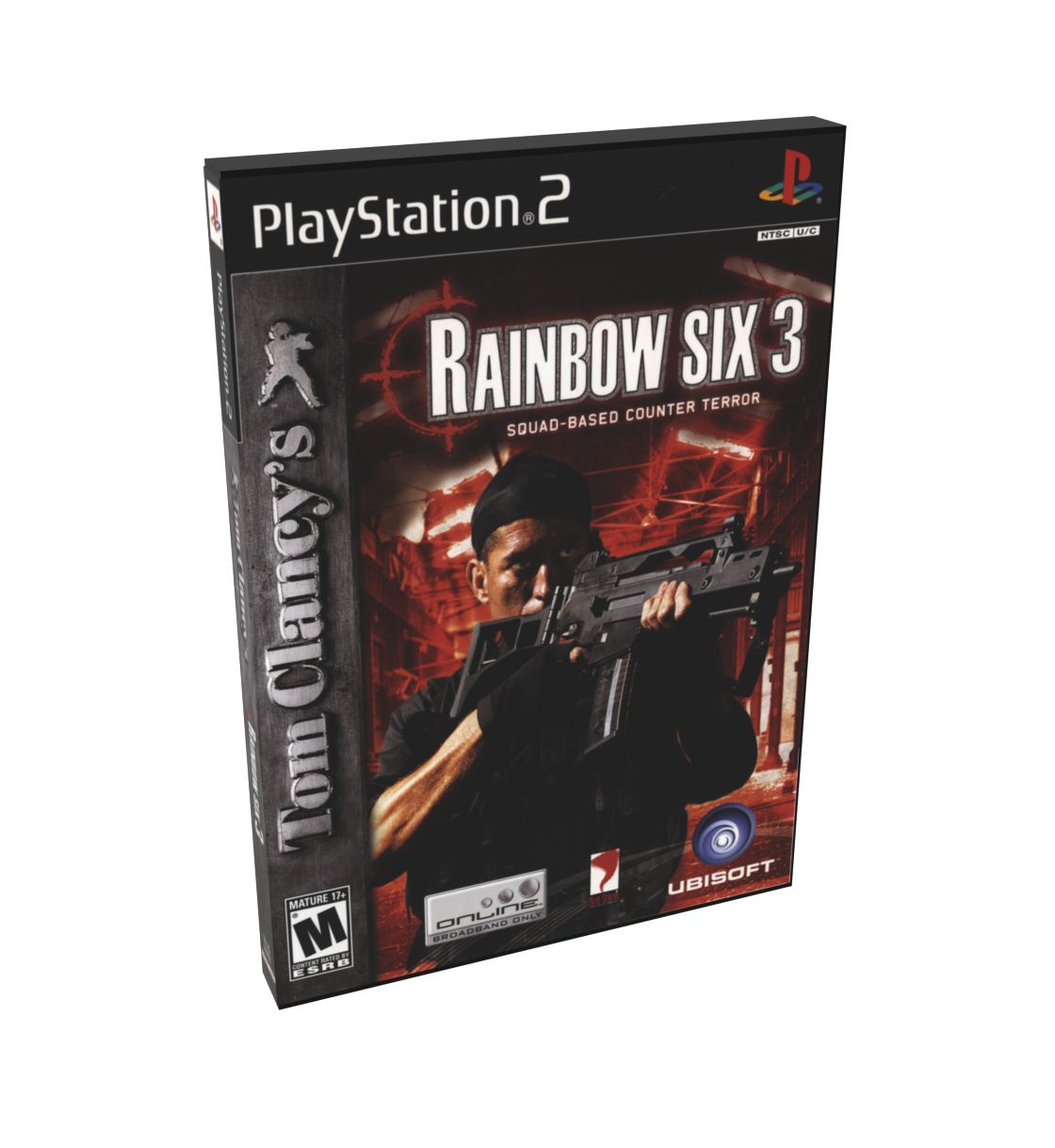Tom Clancy&#39;s Rainbow Six 3 | NTSC | Playstation 2 | PS2 | En | Reproduction Case and Booklet - NO GAME