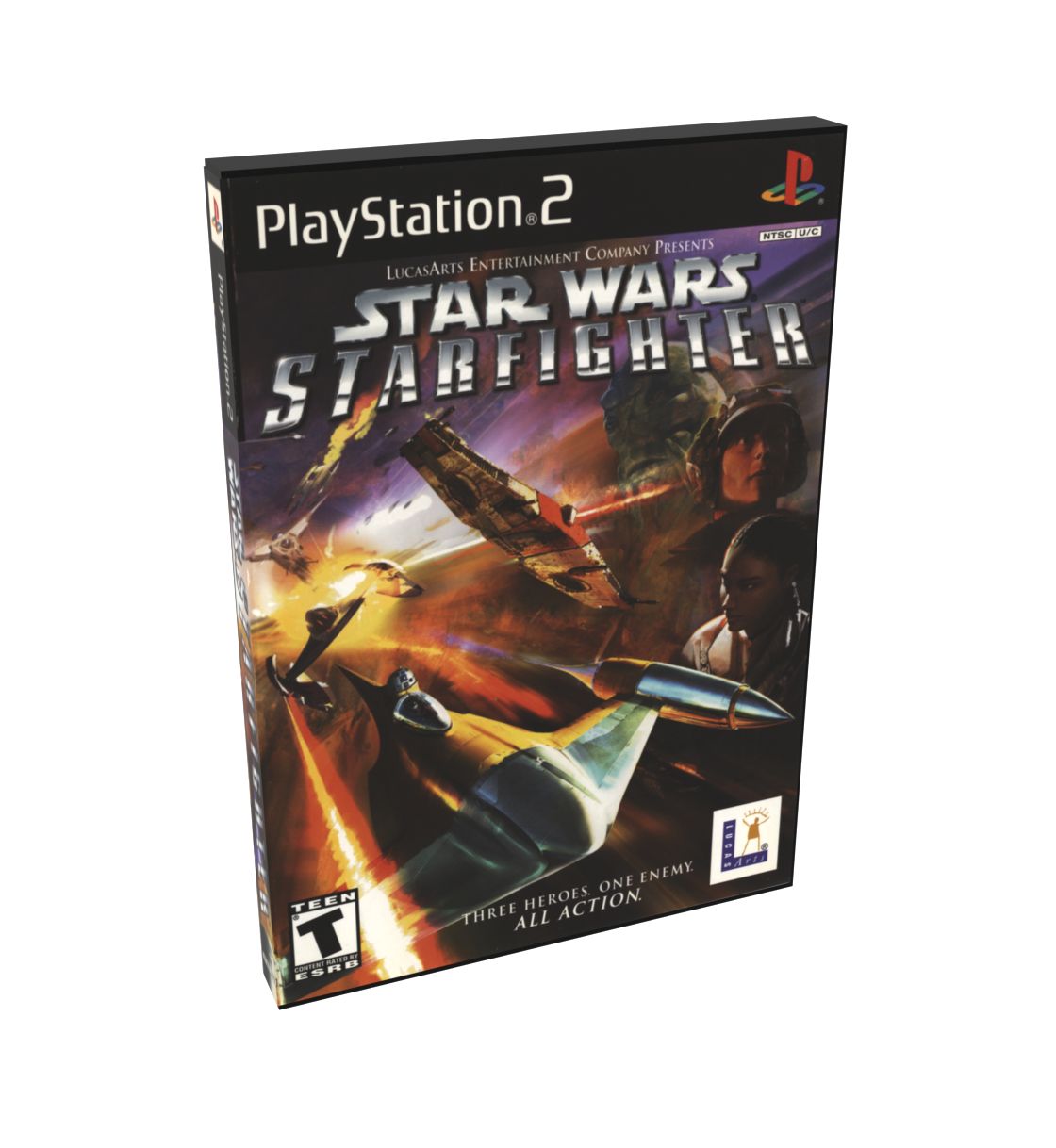 Star Wars Starfighter | NTSC | Playstation 2 | PS2 | En | Reproduction Case and Booklet - NO GAME