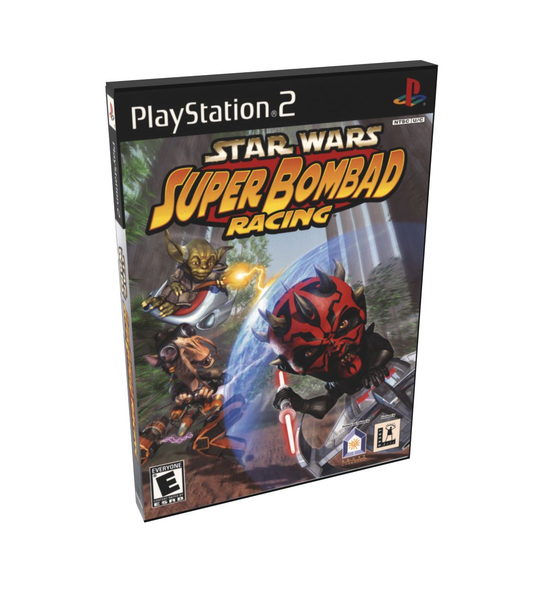 Star Wars Super Bombad Racing | NTSC | Playstation 2 | PS2 | En | Reproduction Case and Booklet - NO GAME