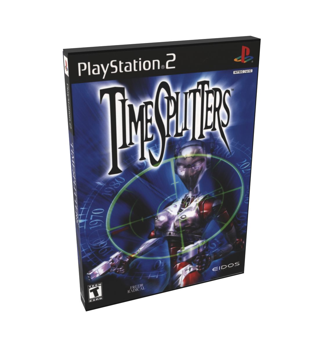 TimeSplitters | NTSC | Playstation 2 | PS2 | En | Reproduction Case and Booklet - NO GAME