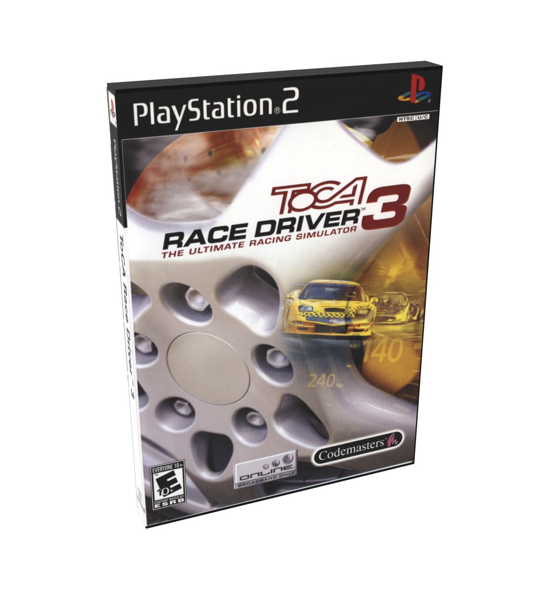 ToCA Race Driver 3 | NTSC | Playstation 2 | PS2 | En | Reproduction Case and Booklet - NO GAME
