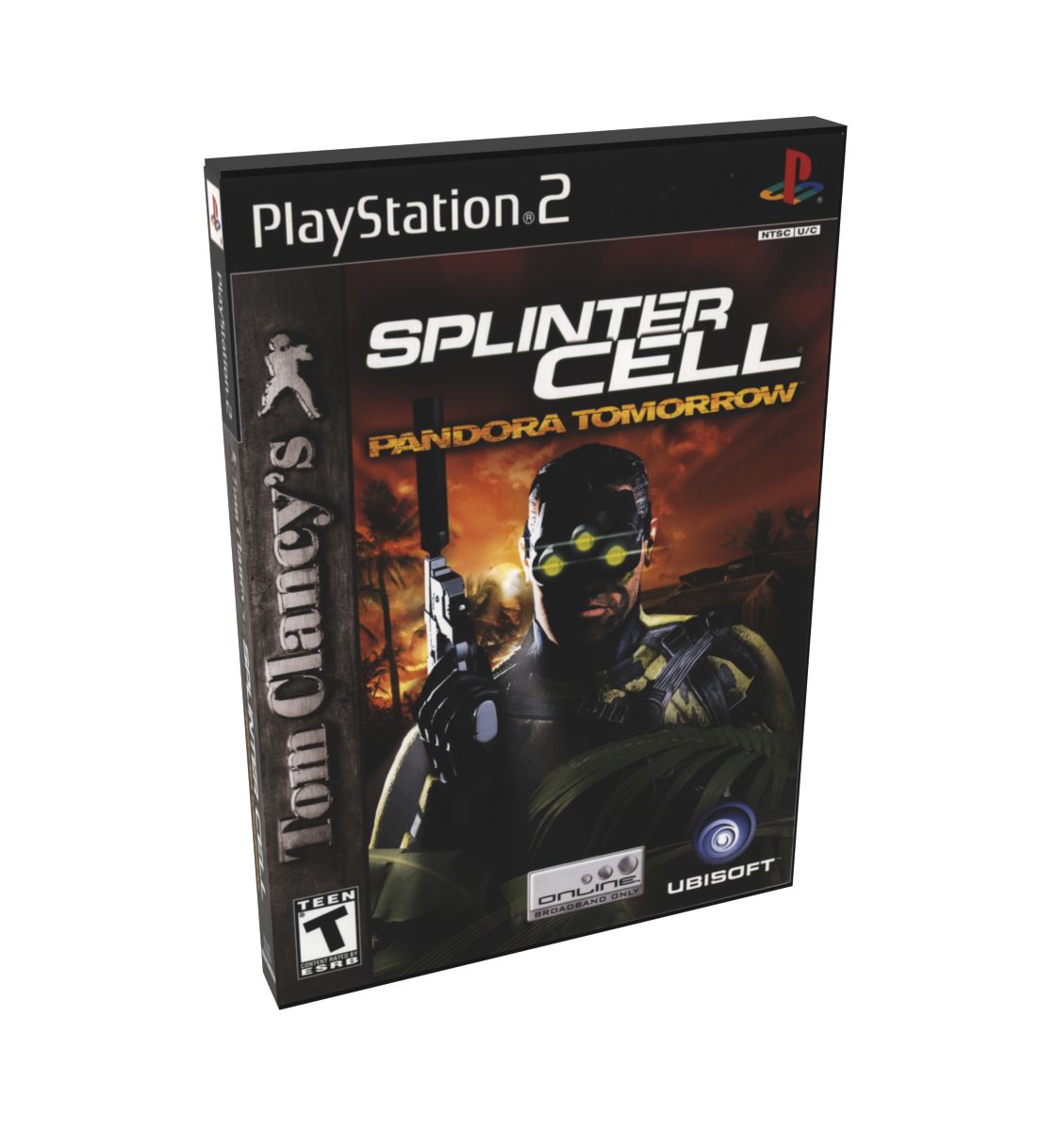 Tom Clancy&#39;s Splinter Cell Pandora Tomorrow | NTSC | Playstation 2 | PS2 | En | Reproduction Case and Booklet - NO GAME