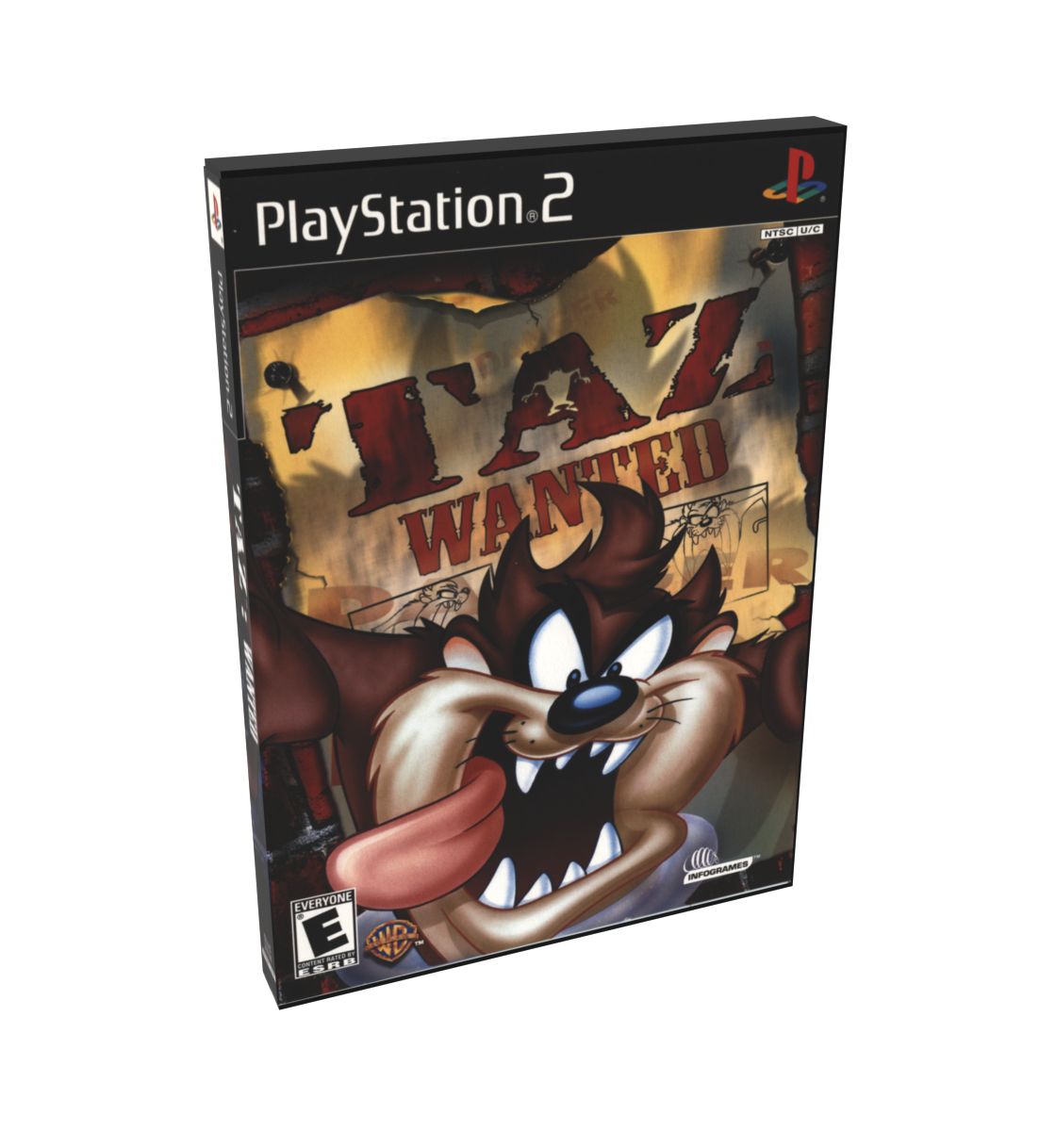 Taz Wanted | NTSC | Playstation 2 | PS2 | En | Reproduction Case and Booklet - NO GAME