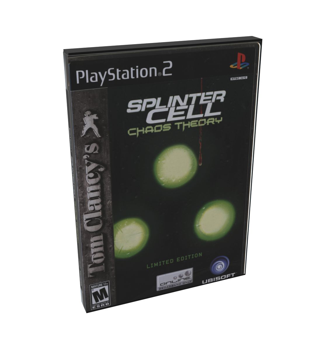 Tom Clancy&#39;s Splinter Cell Chaos Theory (Limited Edition) | NTSC | Playstation 2 | PS2 | En | Reproduction Case and Booklet - NO GAME