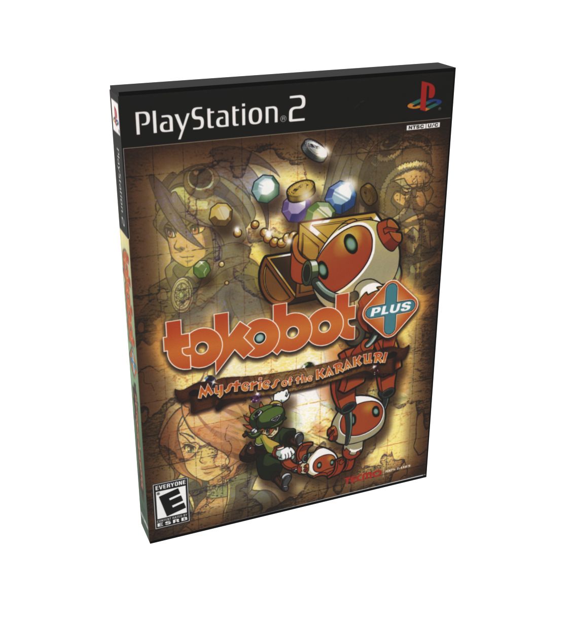 Tokobot Plus Mysteries of the Karakuri | NTSC | Playstation 2 | PS2 | En | Reproduction Case and Booklet - NO GAME