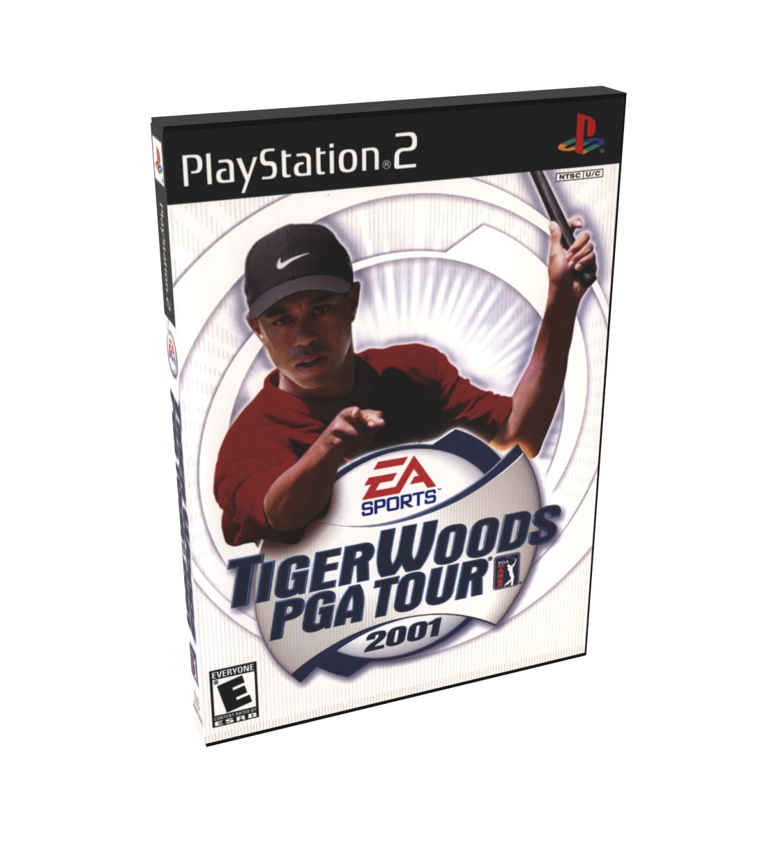 Tiger Woods PGA Tour 2001 | NTSC | Playstation 2 | PS2 | En | Reproduction Case and Booklet - NO GAME