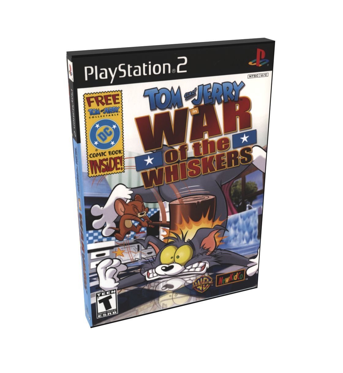 Tom &amp; Jerry War of the Whiskers (Comic Book) | NTSC | Playstation 2 | PS2 | En | Reproduction Case and Booklet - NO GAME