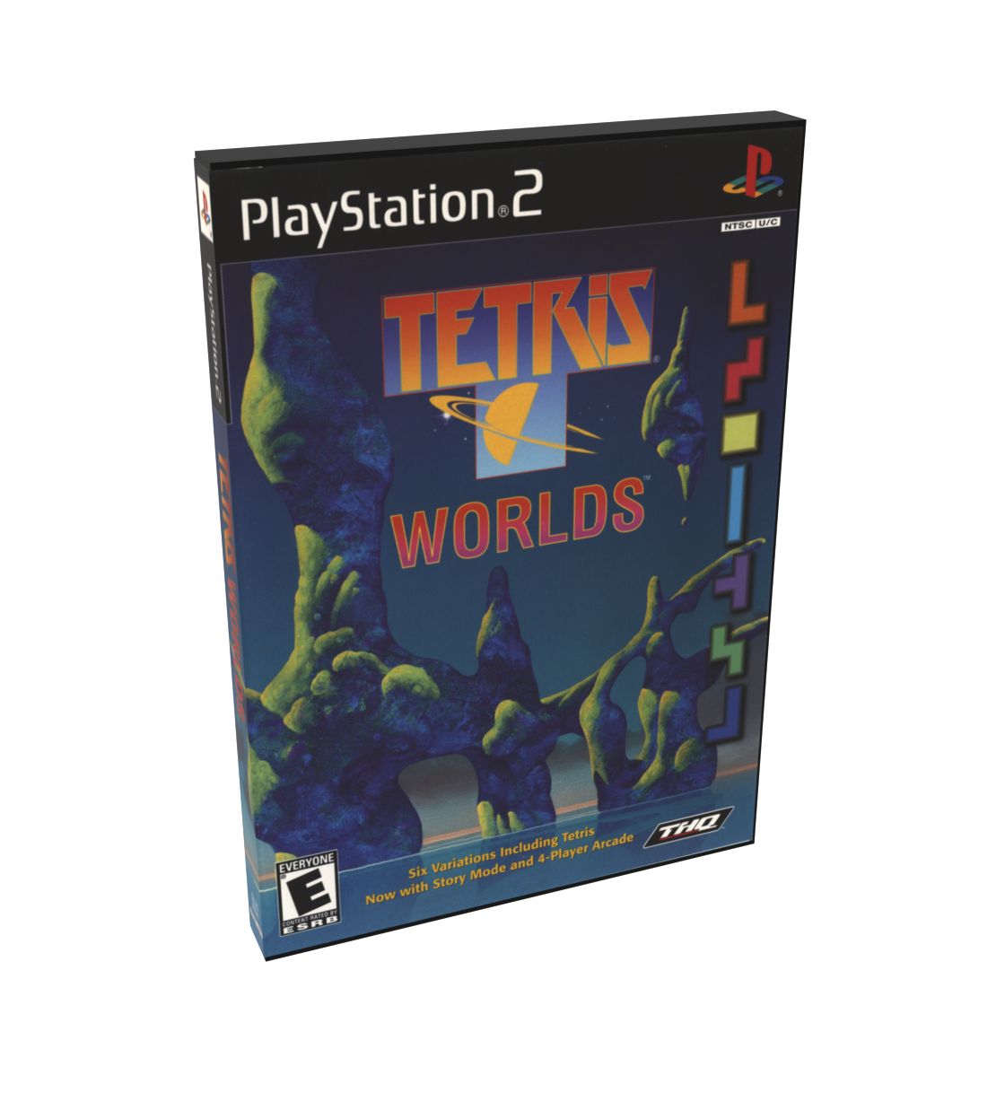 Tetris Worlds (variant) | NTSC | Playstation 2 | PS2 | En | Reproduction Case and Booklet - NO GAME