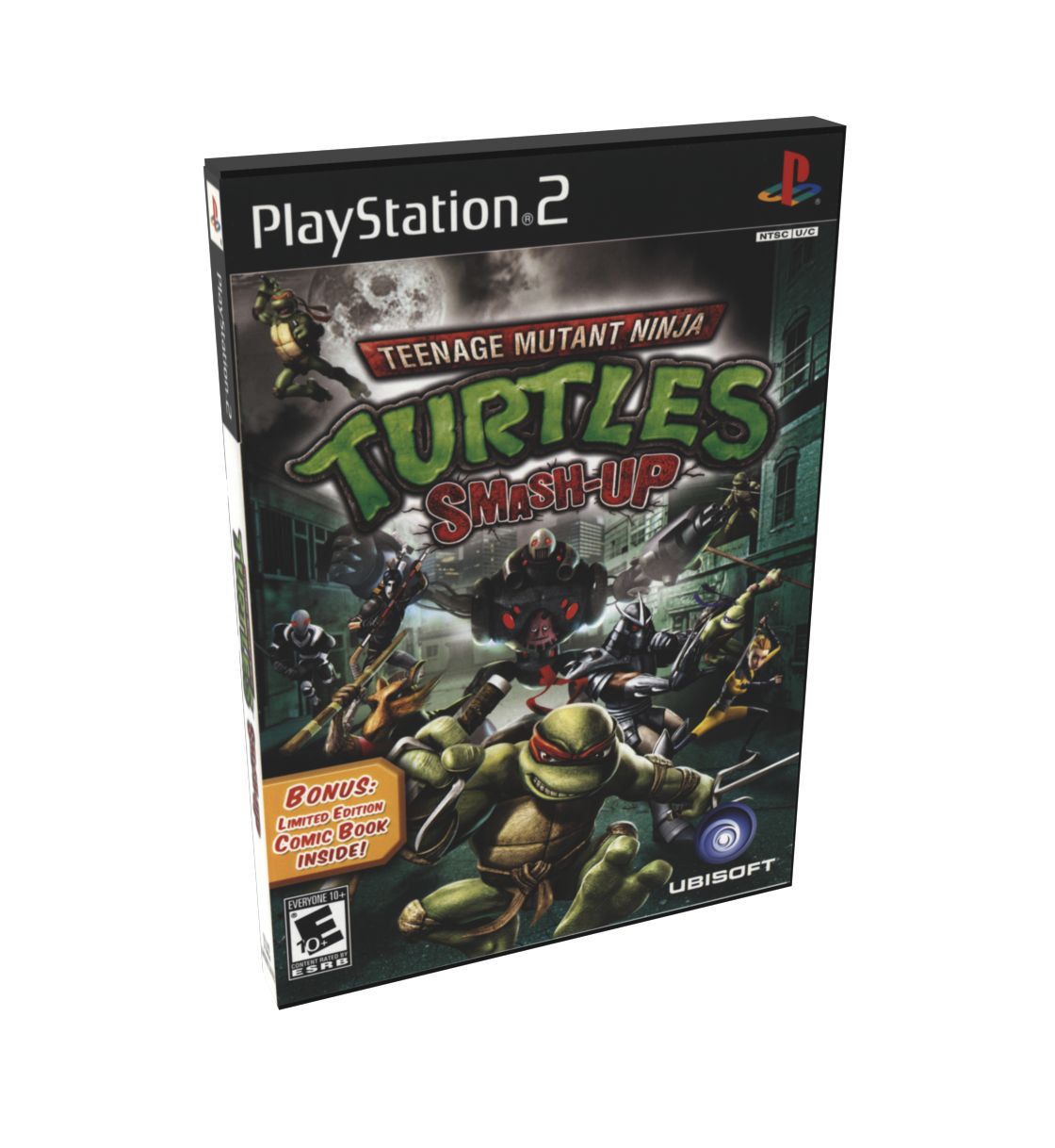 Teenage Mutant Ninja Turtles Smash Up | NTSC | Playstation 2 | PS2 | En | Reproduction Case and Booklet - NO GAME