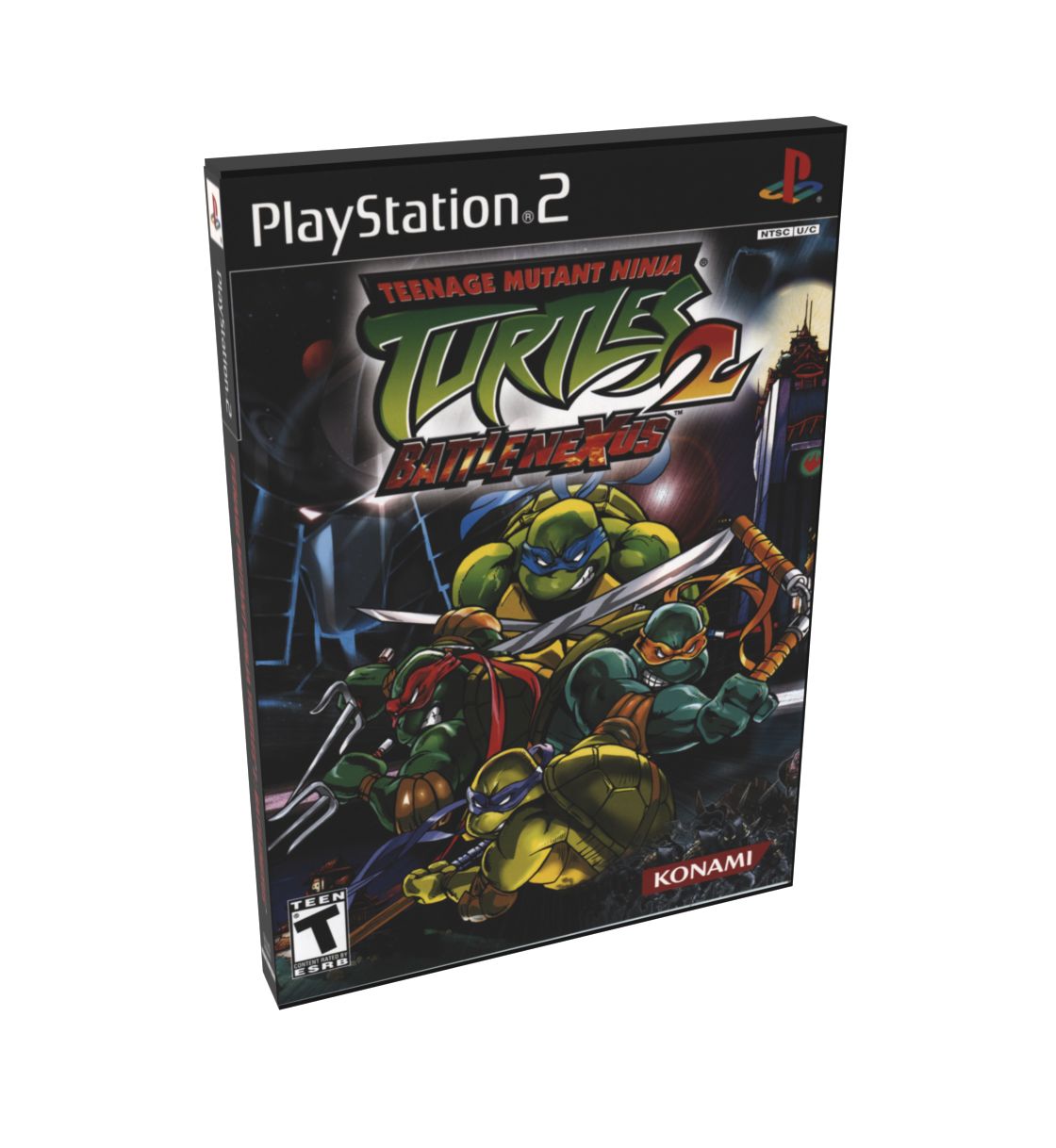 Teenage Mutant Ninja Turtles 2 BattleNexus | NTSC | Playstation 2 | PS2 | En | Reproduction Case and Booklet - NO GAME