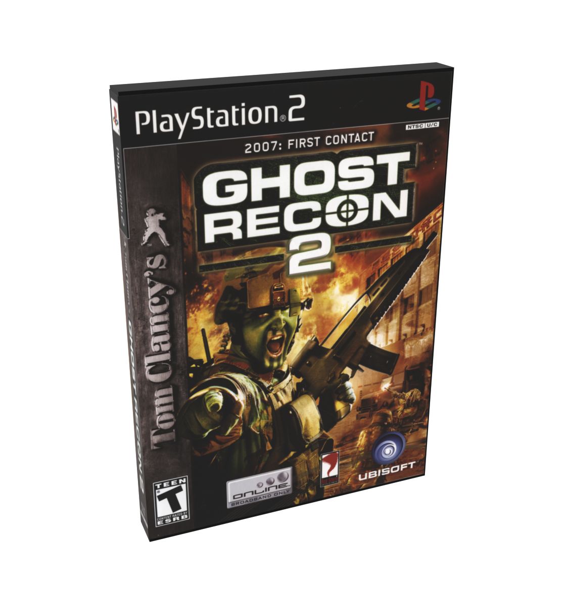 Tom Clancy&#39;s Ghost Recon 2 | NTSC | Playstation 2 | PS2 | En | Reproduction Case and Booklet - NO GAME