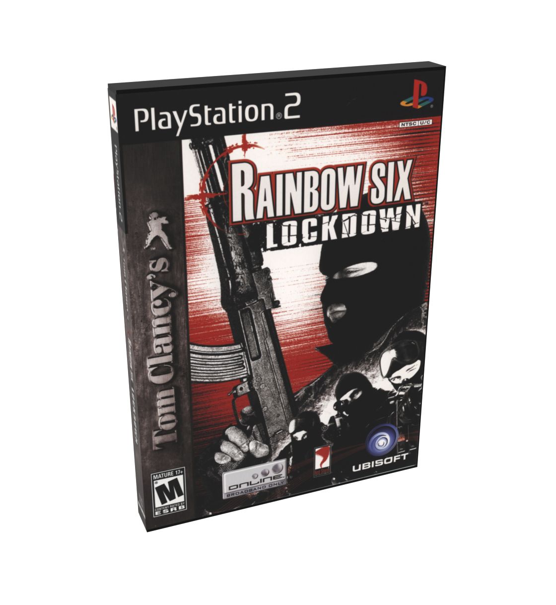 Tom Clancy&#39;s Rainbow Six Lockdown | NTSC | Playstation 2 | PS2 | En | Reproduction Case and Booklet - NO GAME