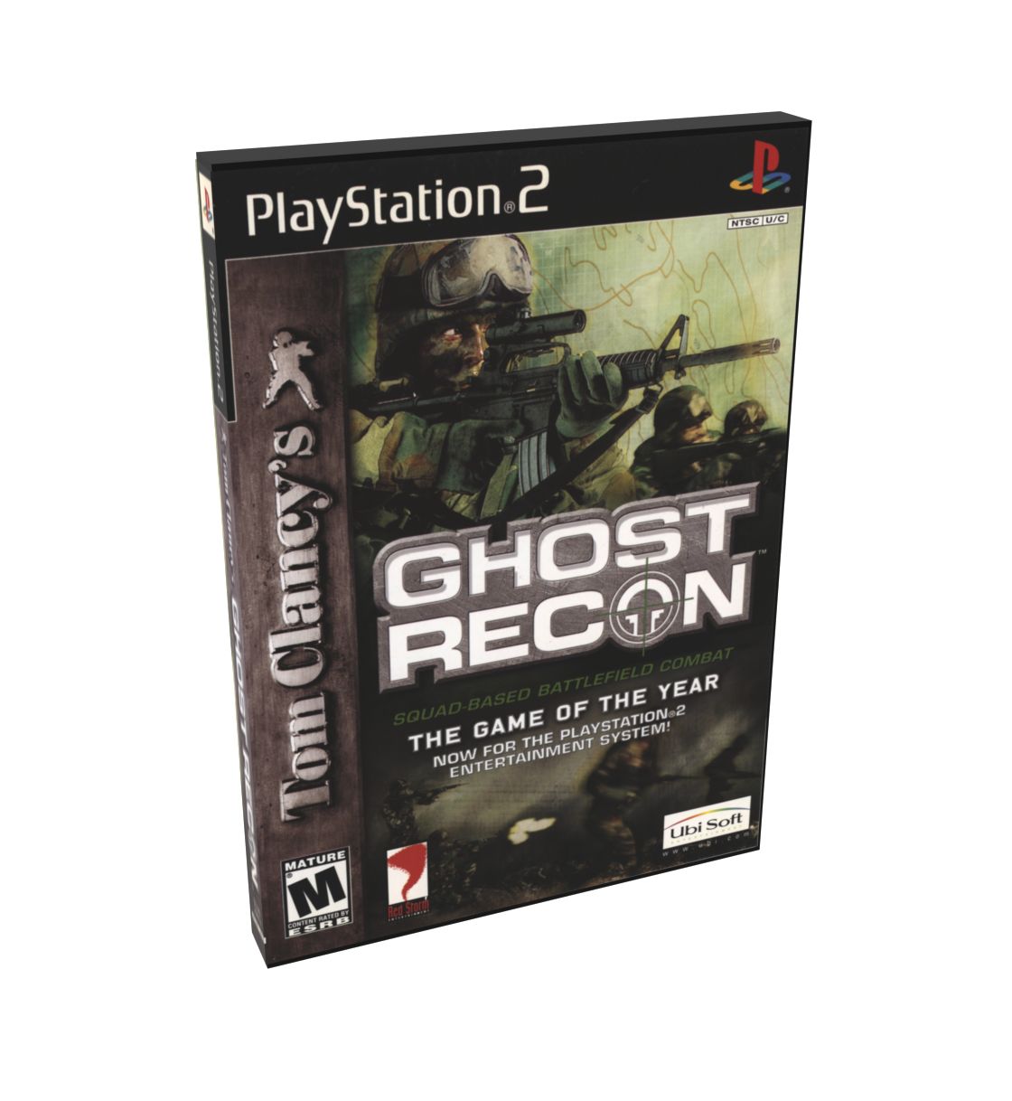 Tom Clancy&#39;s Ghost Recon | NTSC | Playstation 2 | PS2 | En | Reproduction Case and Booklet - NO GAME