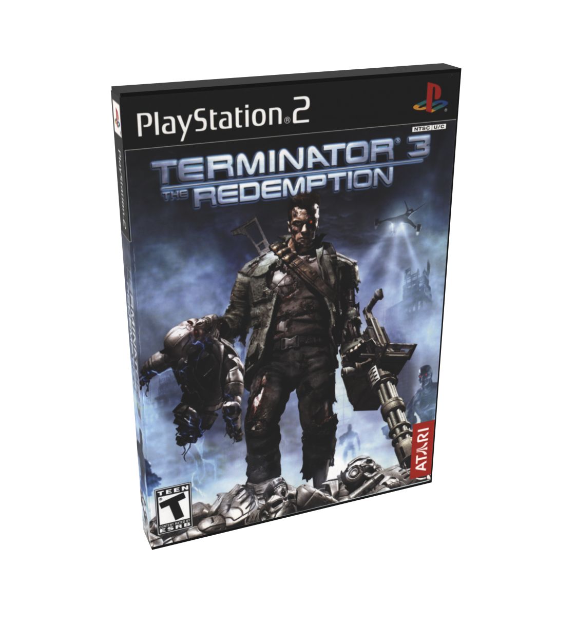 Terminator 3 The Redemption | NTSC | Playstation 2 | PS2 | En | Reproduction Case and Booklet - NO GAME