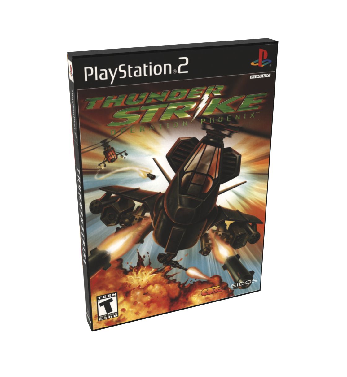 Thunderstrike Operation Phoenix | NTSC | Playstation 2 | PS2 | En | Reproduction Case and Booklet - NO GAME