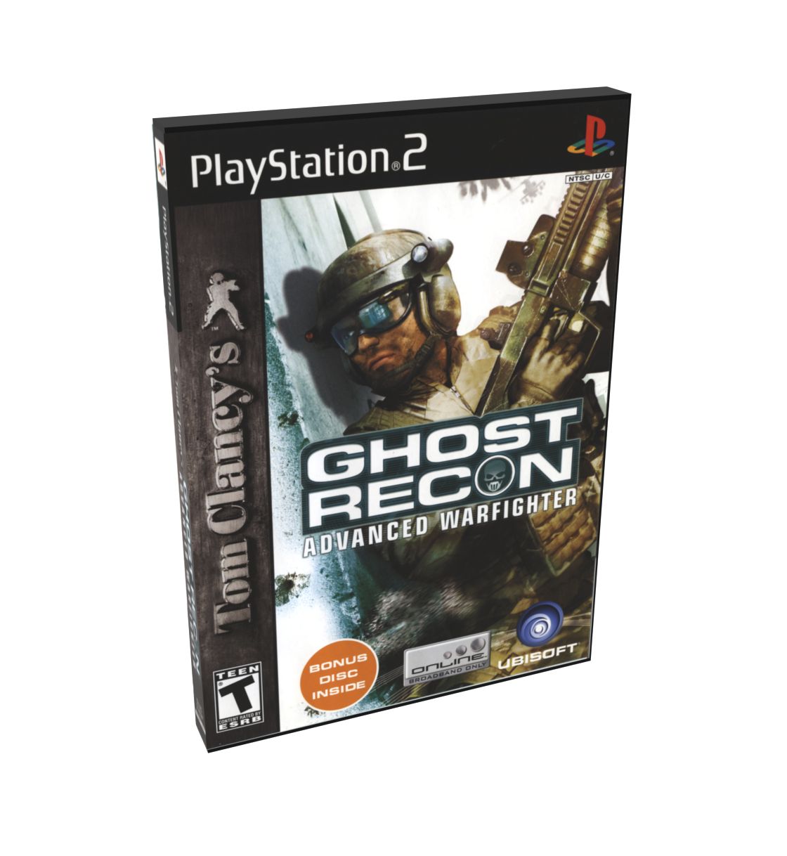Tom Clancy&#39;s Ghost Recon Advanced Warfighter (Bonus Disc) | NTSC | Playstation 2 | PS2 | En | Reproduction Case and Booklet - NO GAME