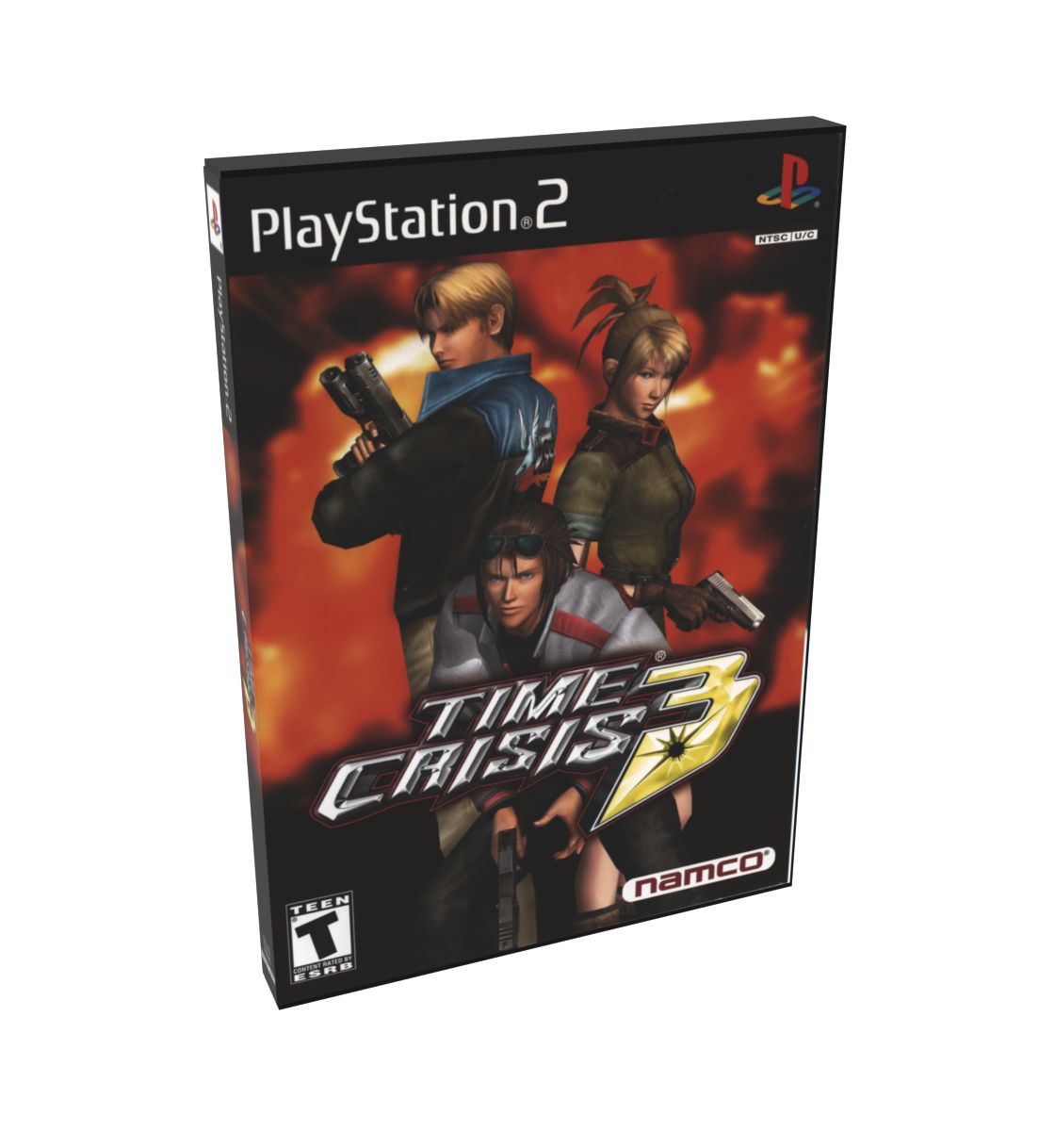 Time Crisis 3 | NTSC | Playstation 2 | PS2 | En | Reproduction Case and Booklet - NO GAME