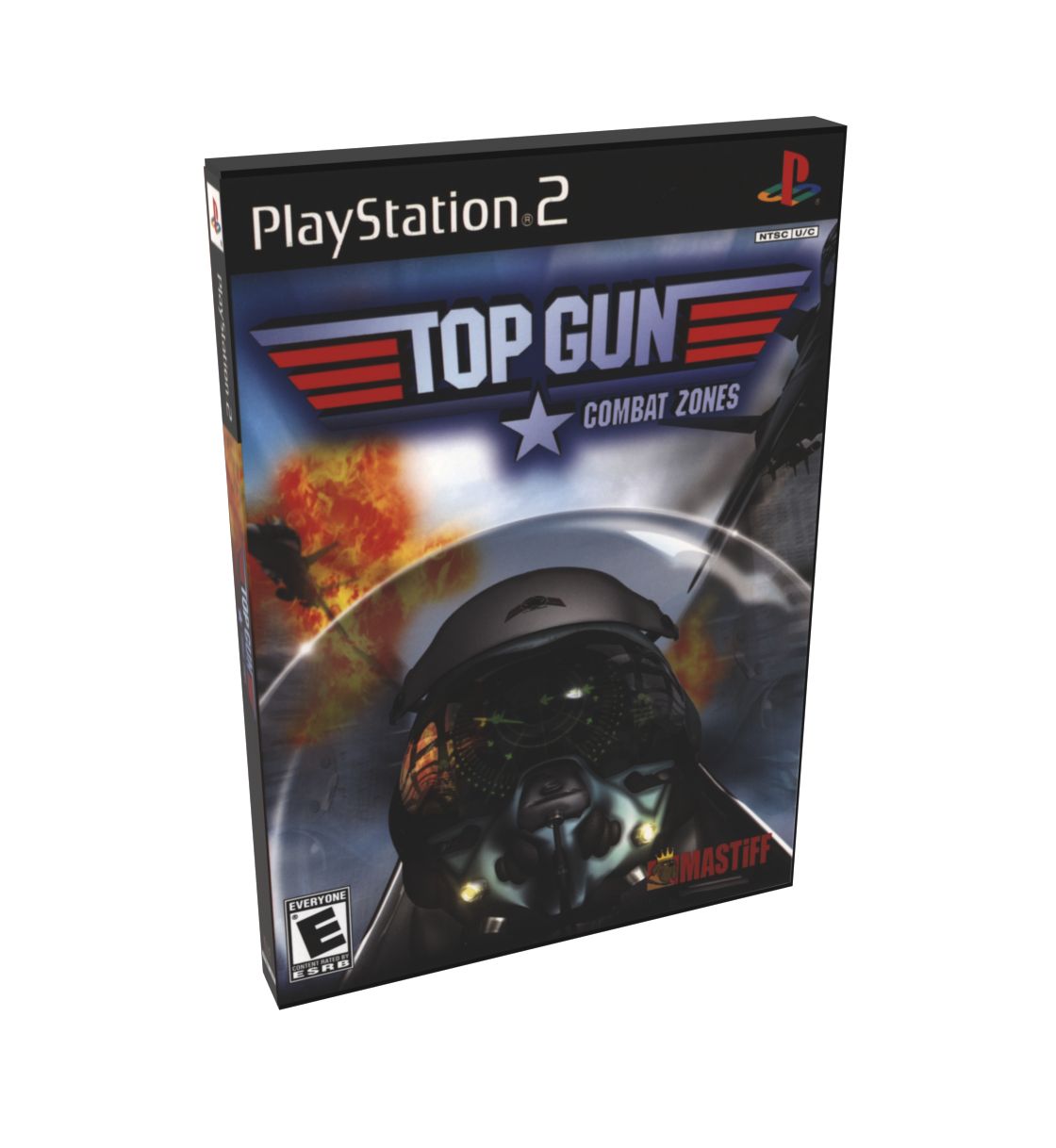 Top Gun Combat Zone (Mastiff) | NTSC | Playstation 2 | PS2 | En | Reproduction Case and Booklet - NO GAME