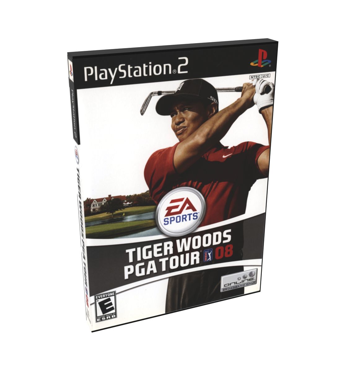 Tiger Woods PGA Tour 08 | NTSC | Playstation 2 | PS2 | En | Reproduction Case and Booklet - NO GAME