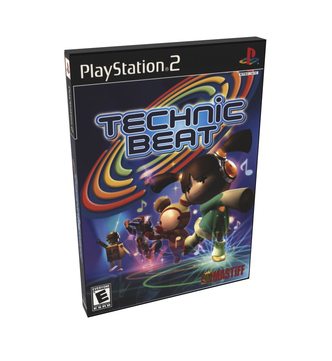Technic Beat | NTSC | Playstation 2 | PS2 | En | Reproduction Case and Booklet - NO GAME