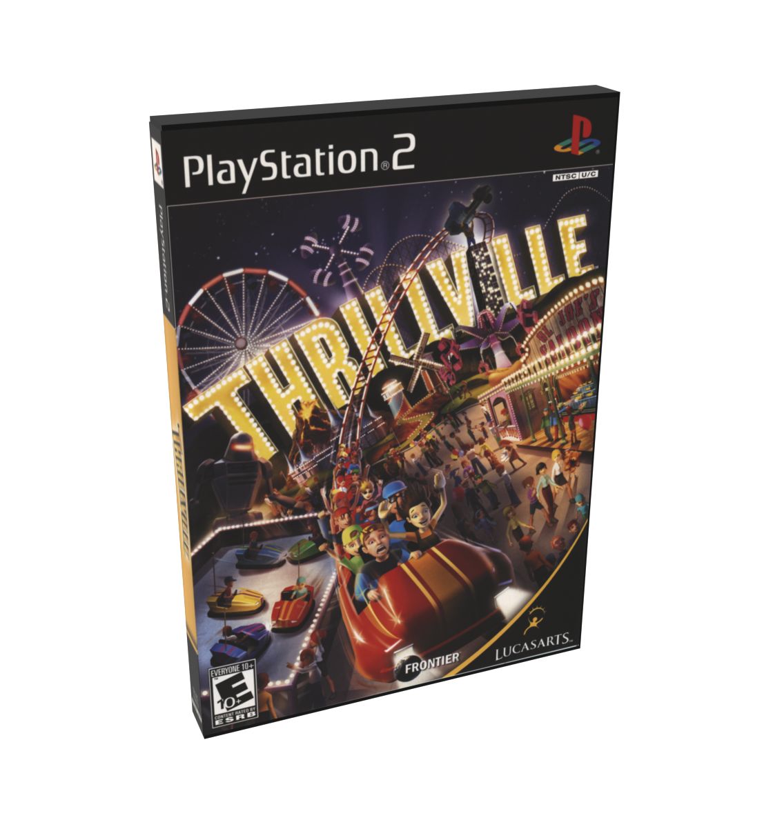 Thrillville | NTSC | Playstation 2 | PS2 | En | Reproduction Case and Booklet - NO GAME