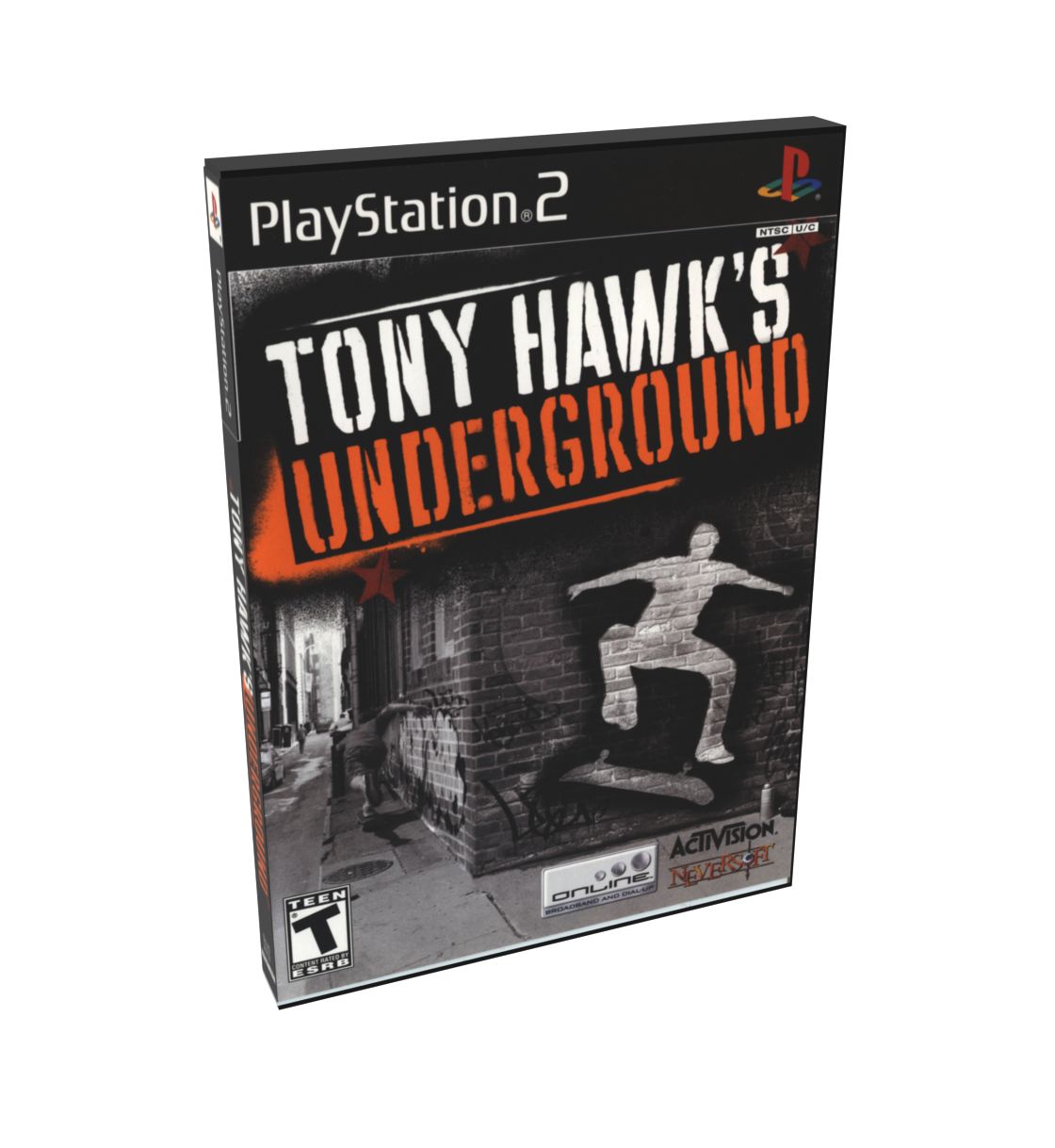 Tony Hawk&#39;s Underground | NTSC | Playstation 2 | PS2 | En | Reproduction Case and Booklet - NO GAME
