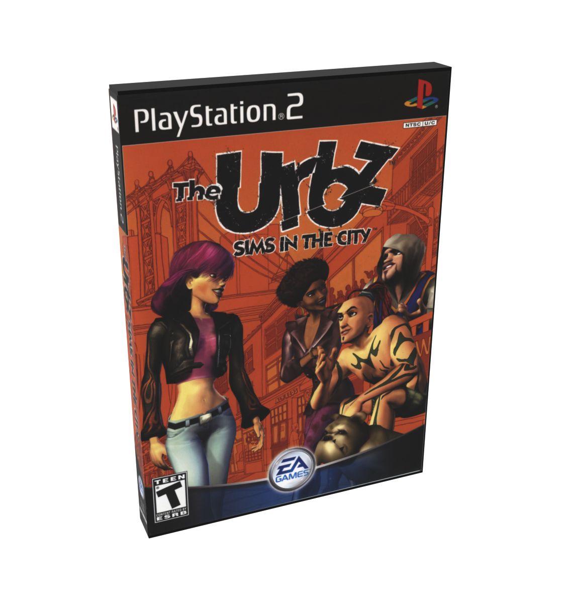 Urbz, The Sims in the City | NTSC | Playstation 2 | PS2 | En | Reproduction Case and Booklet - NO GAME