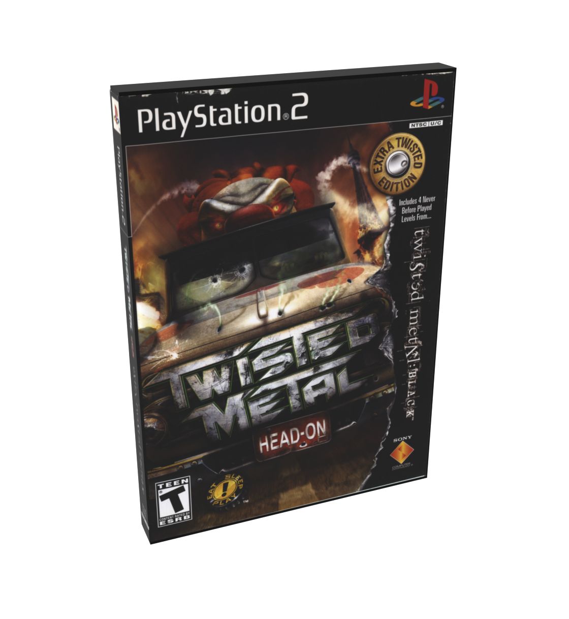 Twisted Metal Head On Extra Twisted Edition | NTSC | Playstation 2 | PS2 | En | Reproduction Case and Booklet - NO GAME