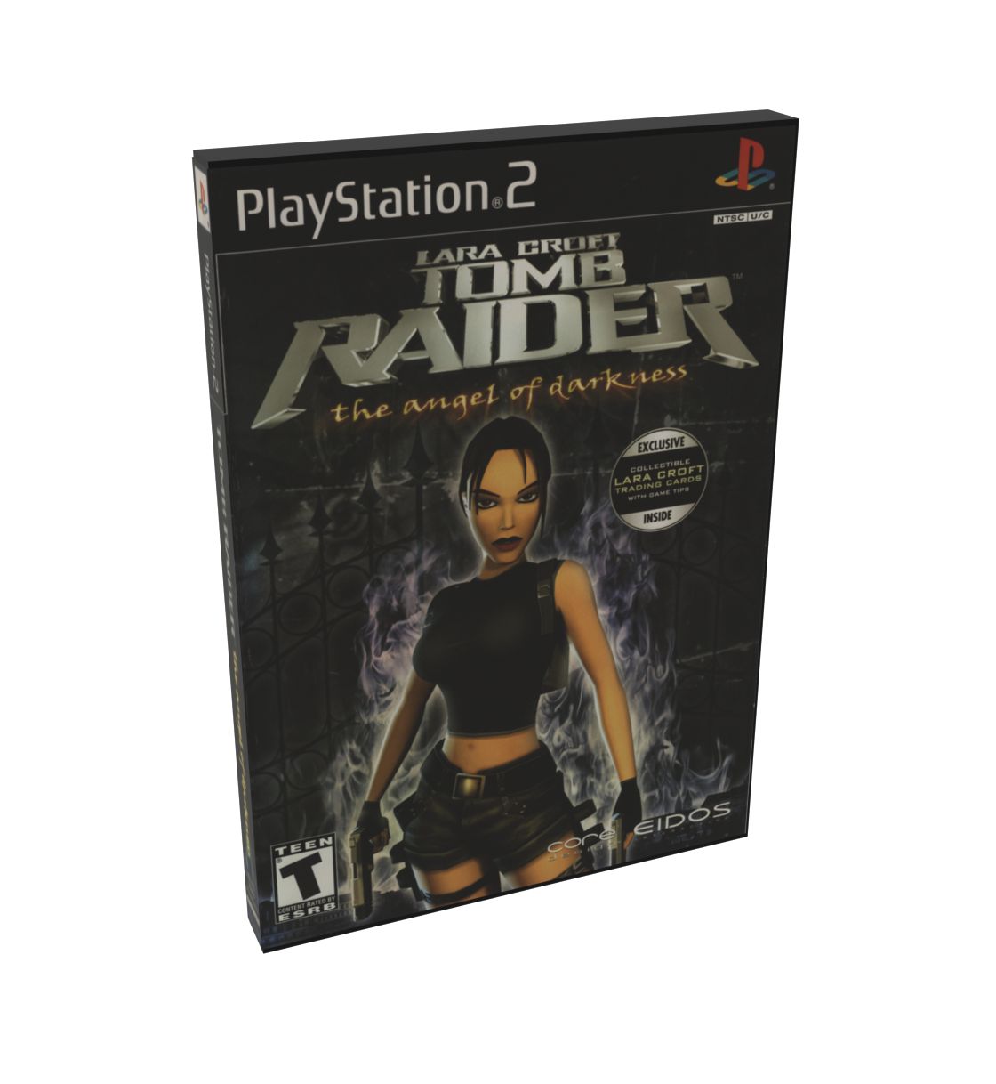 Tomb Raider Angel of Darkness (Trading Card) | NTSC | Playstation 2 | PS2 | En | Reproduction Case and Booklet - NO GAME