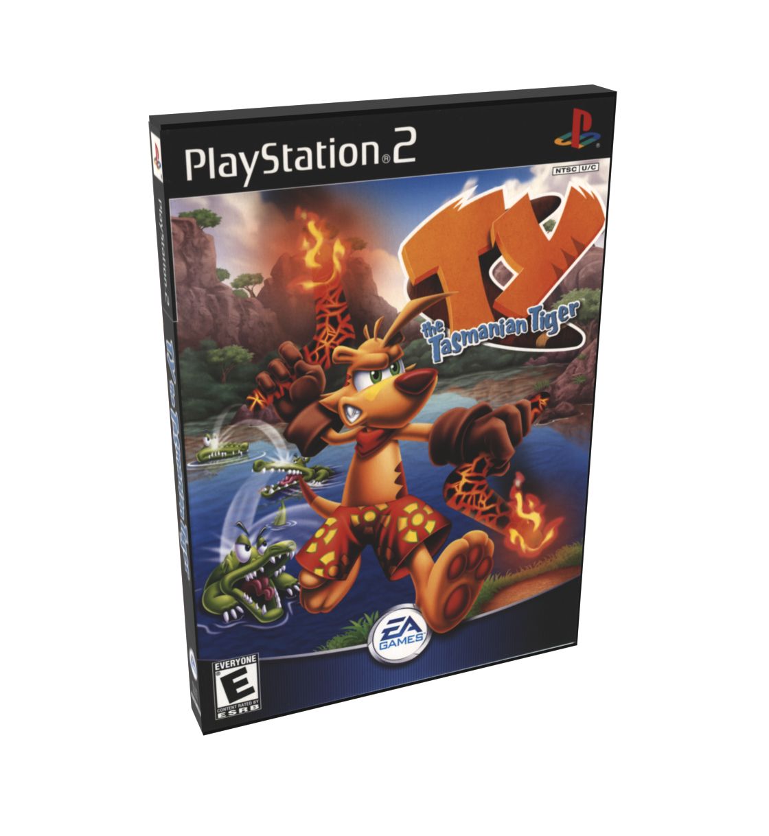 Ty the Tasmanian Tiger | NTSC | Playstation 2 | PS2 | En | Reproduction Case and Booklet - NO GAME