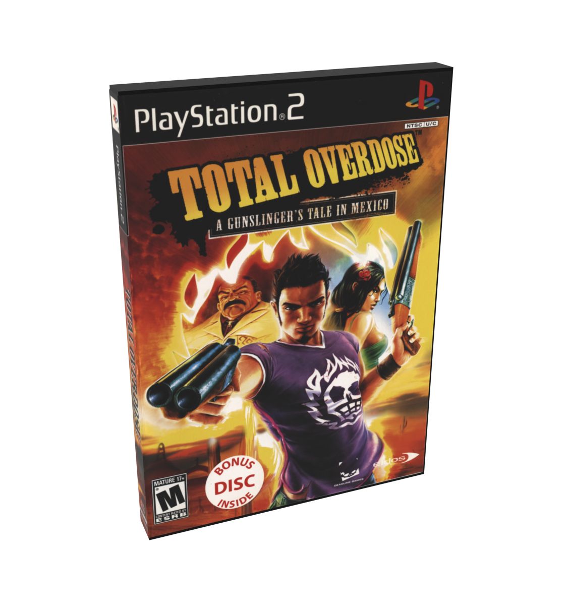 Total Overdose A Gunslinger&#39;s Tale in Mexico (Bonus Disc) | NTSC | Playstation 2 | PS2 | En | Reproduction Case and Booklet - NO GAME