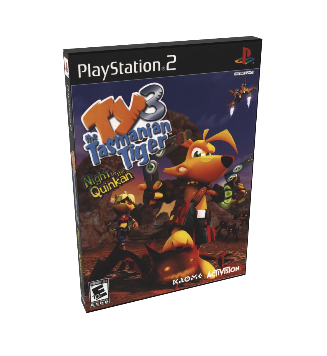 Ty the Tasmanian Tiger 3 Night of the Quinkan | NTSC | Playstation 2 | PS2 | En | Reproduction Case and Booklet - NO GAME