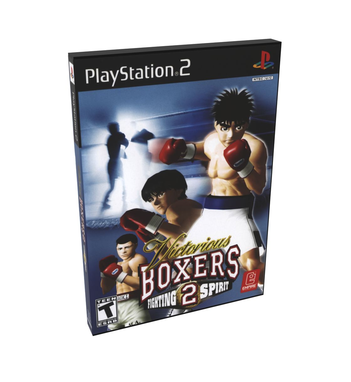 Victorious Boxers 2 Fighting Spirit | NTSC | Playstation 2 | PS2 | En | Reproduction Case and Booklet - NO GAME